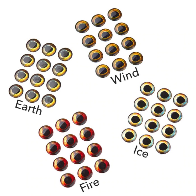 Fish Skull Living Eyes 5MM|Earth|Fire|Ice|Wind