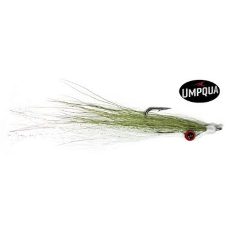 Umpqua Clouser Minnow|Chart/White|Black|Tutti Frutti|Crabby|Sexy Shad|Pink/White|White|Olive/White|Cart/White|Red/White|Blue/White|Cart/Yellow|Sculpin|Silver Shiner|Gold Shiner|2|4|2/0|6
