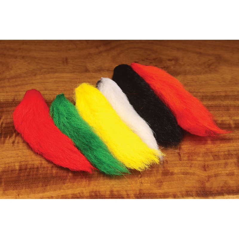Calf Tail|Black|Root Beer|Chartreuse|Olive|Hot Orange|Tan|White|Light Pink|Purple