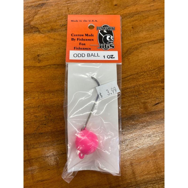 Pumpkin Jigs Odd Ball|1 oz|1 1/4 oz|2 oz|3 oz