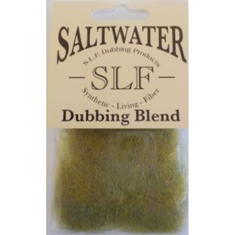 SLF Saltwater Dubbing Blend|Pearl|Sand|Tan|Fl. Shell Pink|Fl. Chartreuse|Fl. Orange|Ginger|Root Beer|Watery Olive|Smokey Olive|Burnt Orange