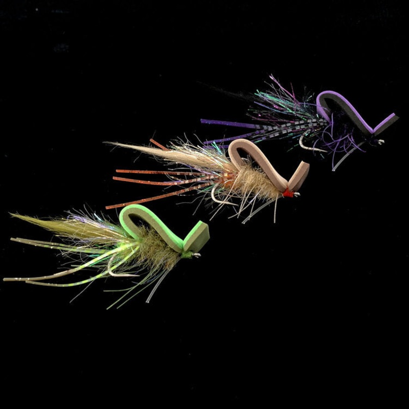 Sight Cast Gurgler|Tan/Brown|Purple/Black