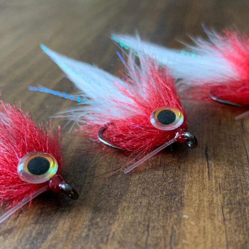 Sight Cast Rockport Mullet|Red/White|Black/Baitfish Silver