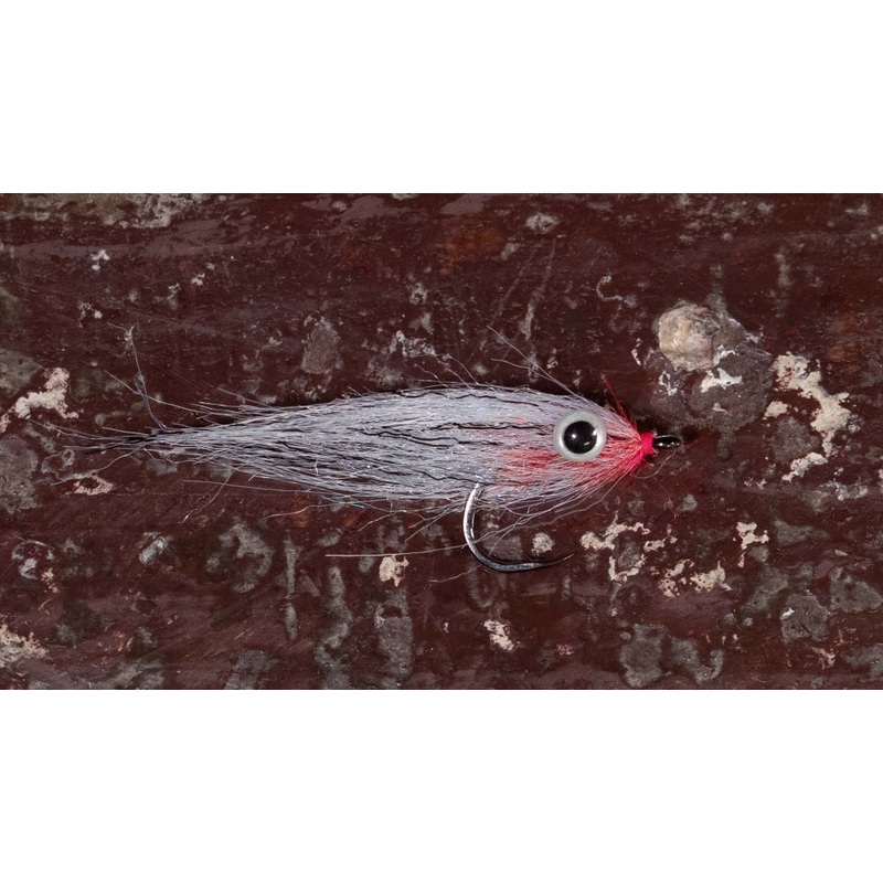 Mac Flies EZ Baitfish|White|Sand|Black
