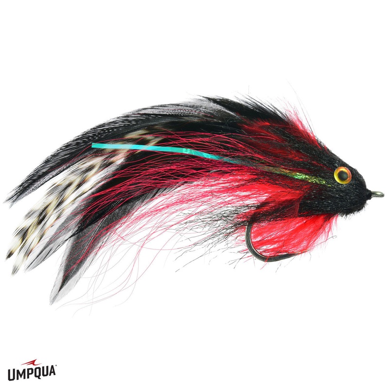 Umpqua Jungle Love|2/0|Black/Red|Black/Chartreuse|Purple
