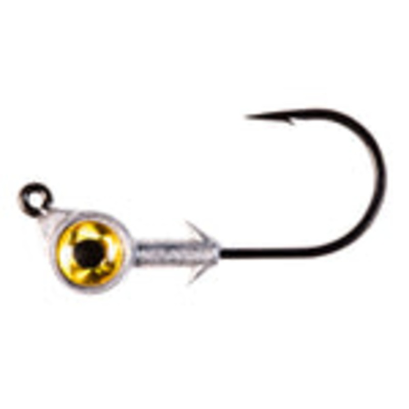 Z Man Swimbait Eye Jig Heads|1/4 OZ|3/8 OZ|1/2 OZ|3/16|1/8|1/4|3/8|3/16 OZ|Pearl|Glow|Gold
