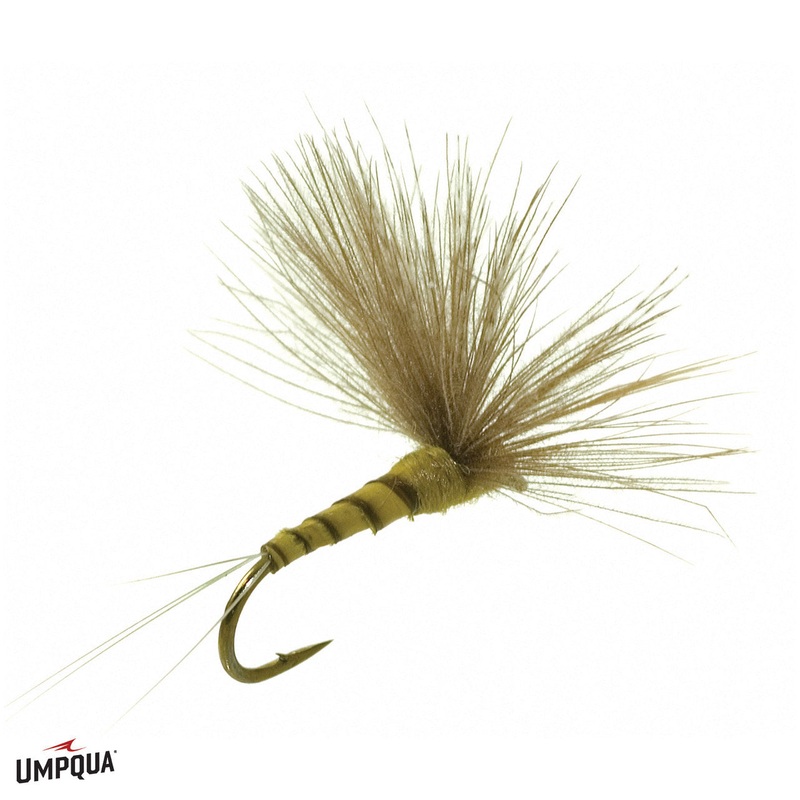Umpqua CDC Biot Comparadun|18|Green|Sulphur