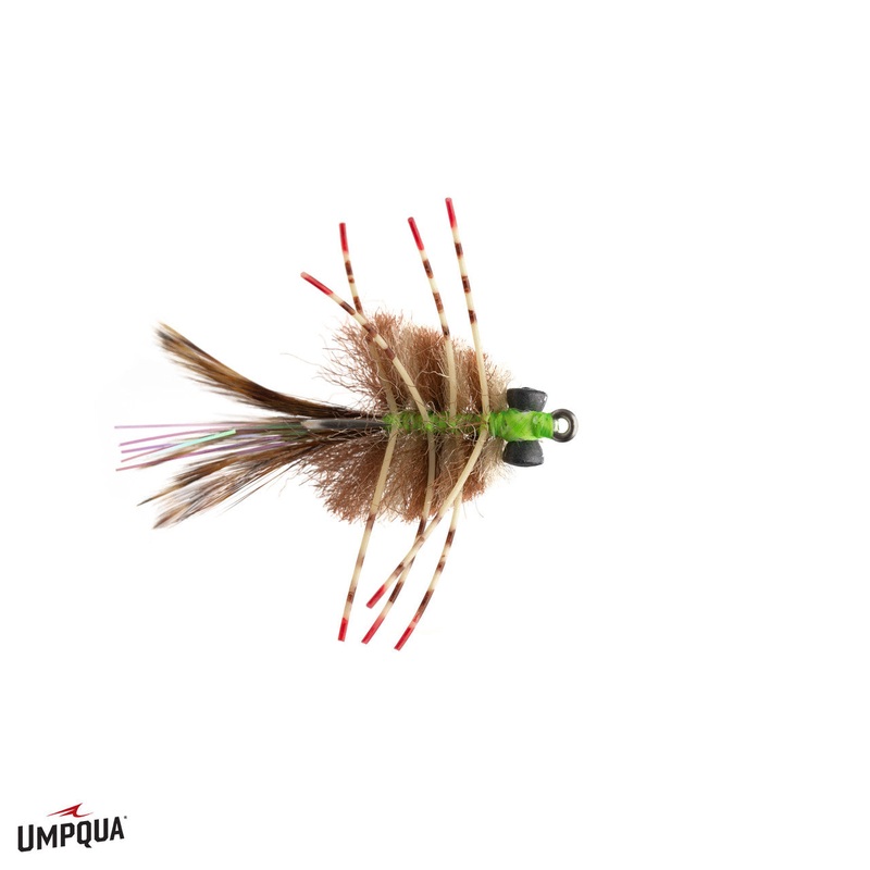 Umpqua Improved Merkin|6|4|2|1/0|Tan/Brown|Tan/Sand|Olive/Tan