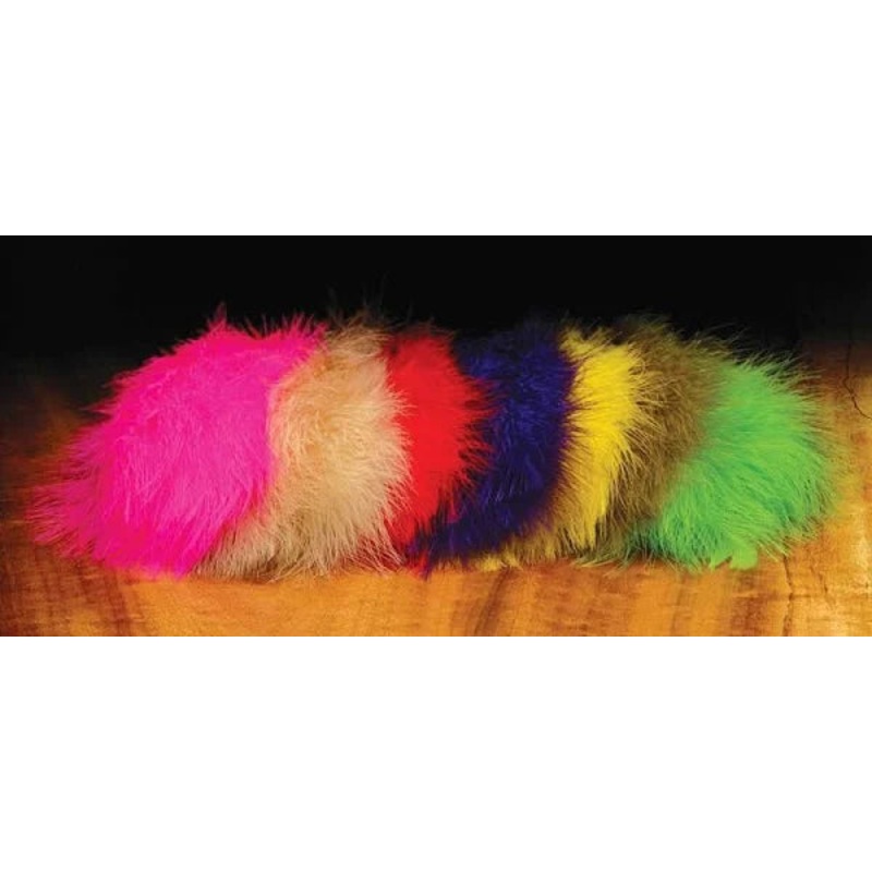 Marabou Blood Quills|Black|Gold Olive|Olive|Purple|Tan|White|Cream|Damsel Green|Chartreuse