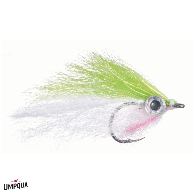 Umpqua Cowen’s Baitfish|1/0|Chartreuse/White|Olive/White
