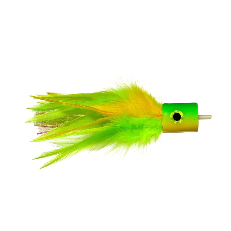 Rainy’s Flies Tube Popper|Green/Yellow|Blue/White|Pink/White