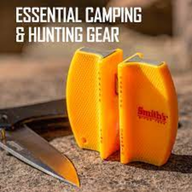 Smiths Consumer Products|2-Step Knife Sharpener|10-Second Knife & Scissor Sharpener|Diamond Retractable Sharpener|Edge Sport Bait & Game Shears|Fishing Line Clippers|9″ Floating Fish Gripper
