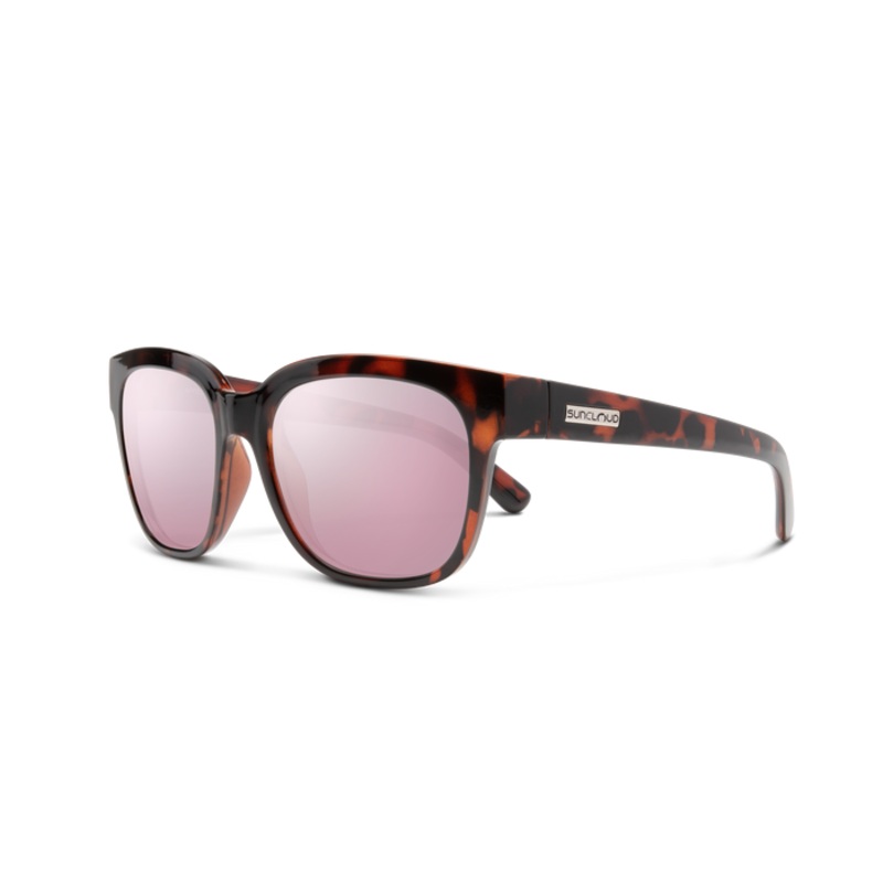 Suncloud Affect Sunglasses|Tortoise Polarized Pink Gold Mirror Lens|Tortoise Polarized Brown Gradient Lens|Black Polarized Gray Green Lens|Blue Tortoise Polarized Blue Mirror Lens