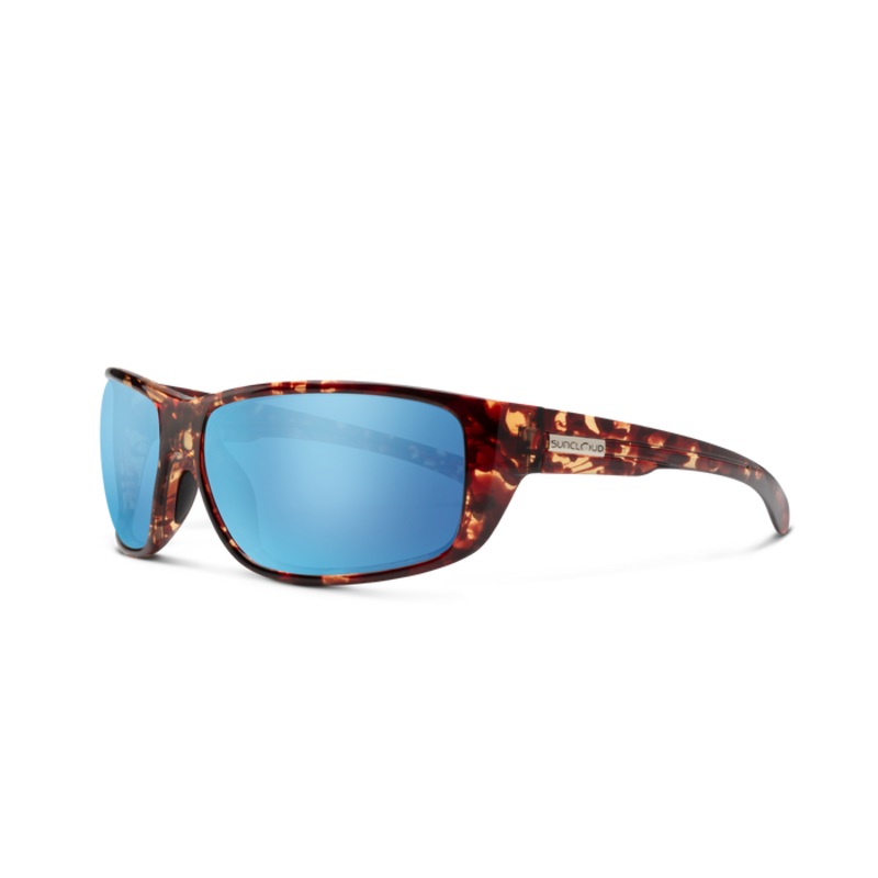 Suncloud Milestone Sunglasses|Tortoise Polarized Aqua Mirror|Matte Tortoise Polarized Brown Lens|Black Polarized Green Mirror Lens|Matte Black Polarized Blue Mirror Lens
