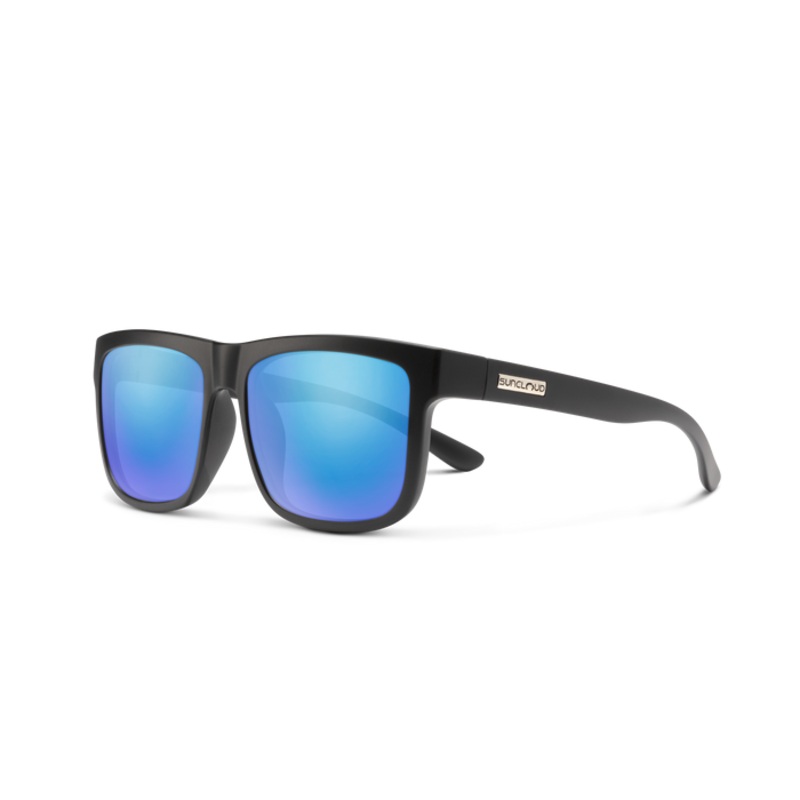 Suncloud Quiver Sunglasses|Matte Black Polarized Blue Mirror|Tortoise Polarized Aqua Mirror|Matte Burnished Brown Polarized Brown Lens