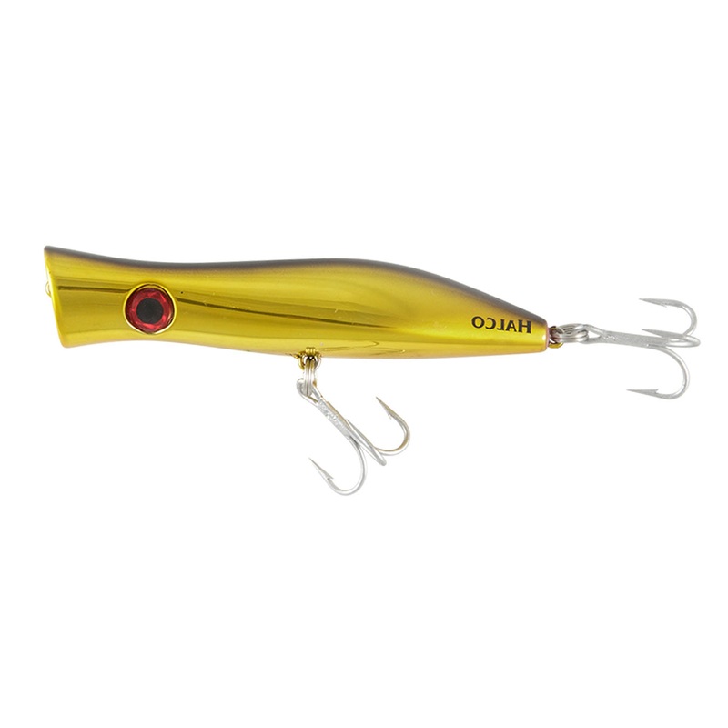 Halco Roosta Poppers|135mm|195mm|H50 PILCHARD|H53 WHITE REDHEAD|H79 STRIPEY|H51 CHROME GOLD BLACK BAC|GRAVEL RASH|R49 CHROME TIGER