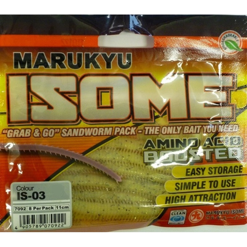 Marukyu Isome Biodegradable Worm Soft Plastics
