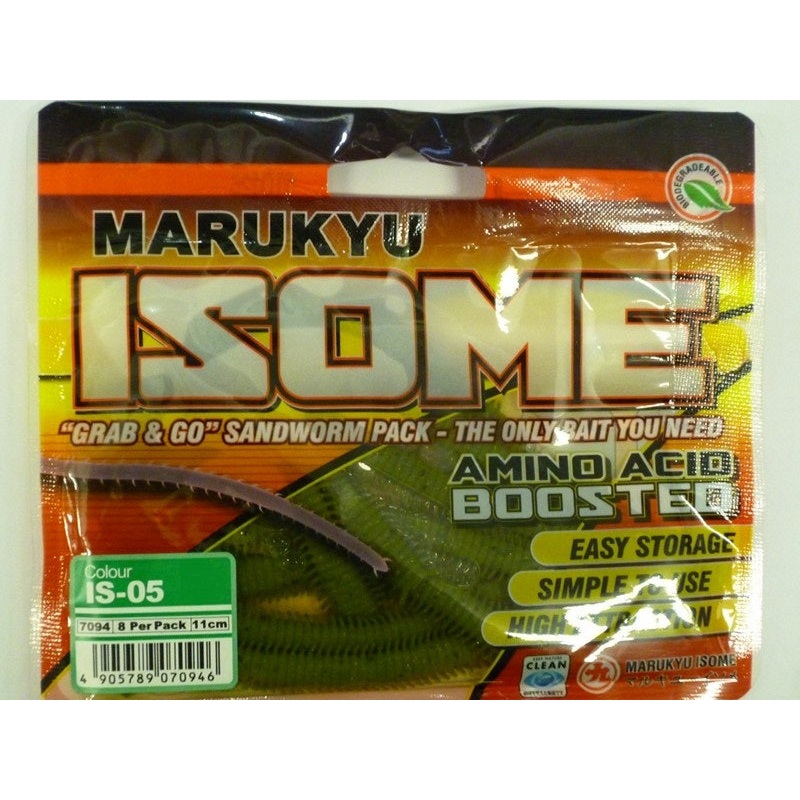 Marukyu Isome Biodegradable Worm Soft Plastics