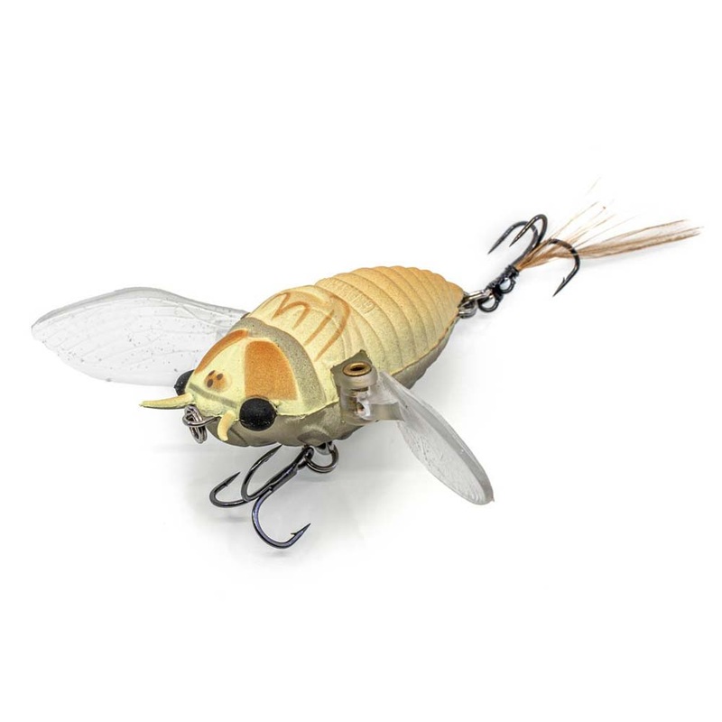 Chasebaits Ripple Cicada Lure|01 Red Eye|03 Casper|04 Brown Drummer|05 Pink Stunner|07 Orange Devil|06 Bright Eyes