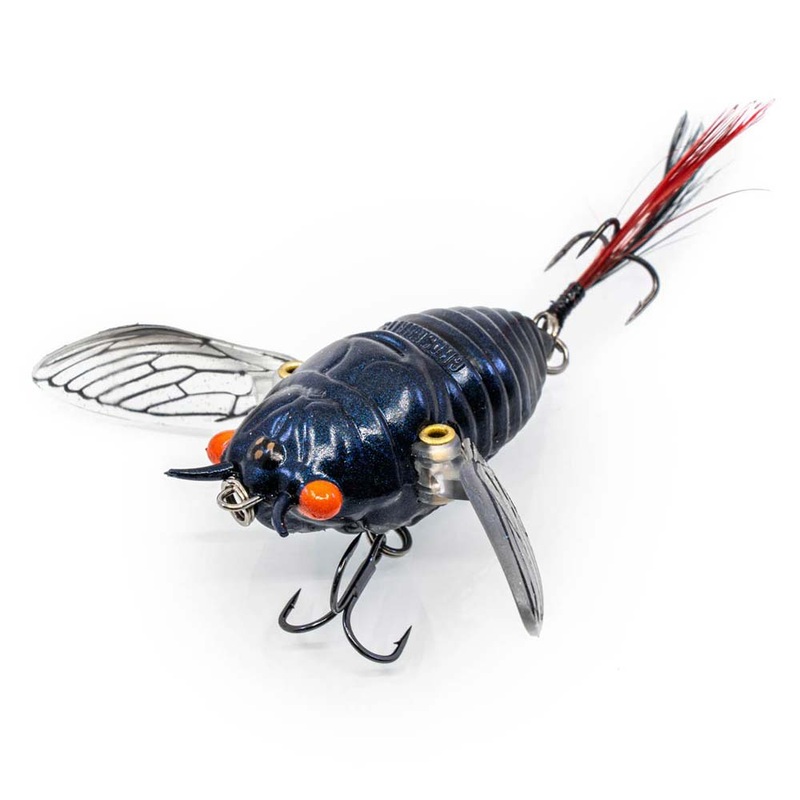 Chasebaits Ripple Cicada Lure|01 Red Eye|03 Casper|04 Brown Drummer|05 Pink Stunner|07 Orange Devil|06 Bright Eyes