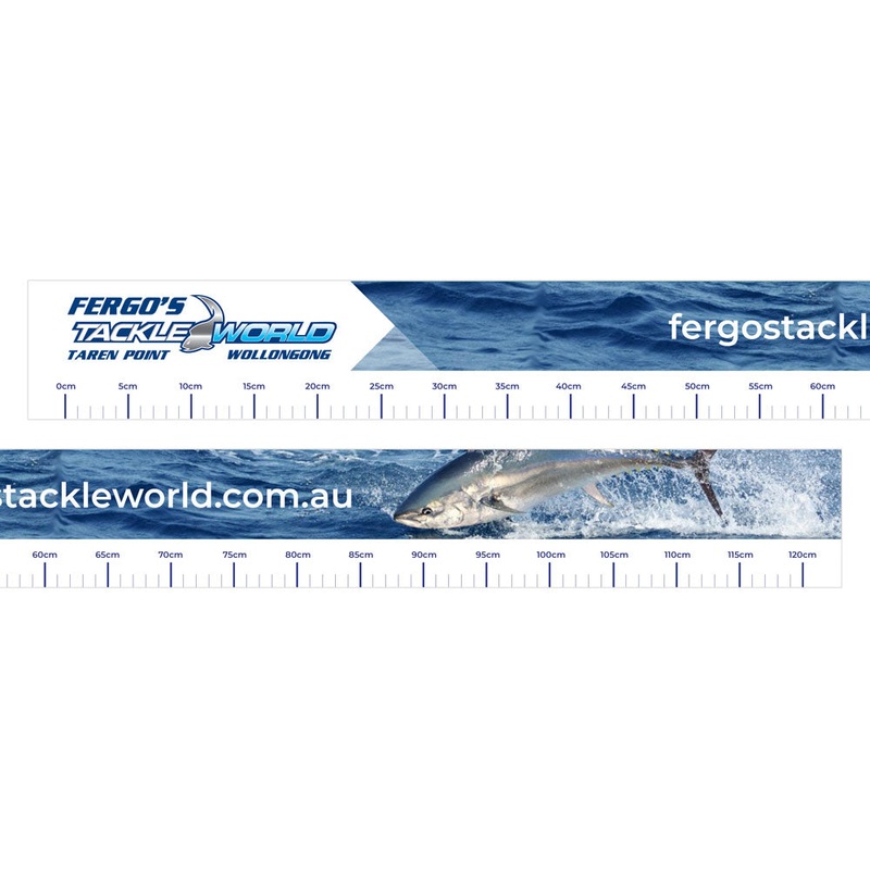Fergo’s Tackle World 120cm Fish Measuring Sticker – Tuna