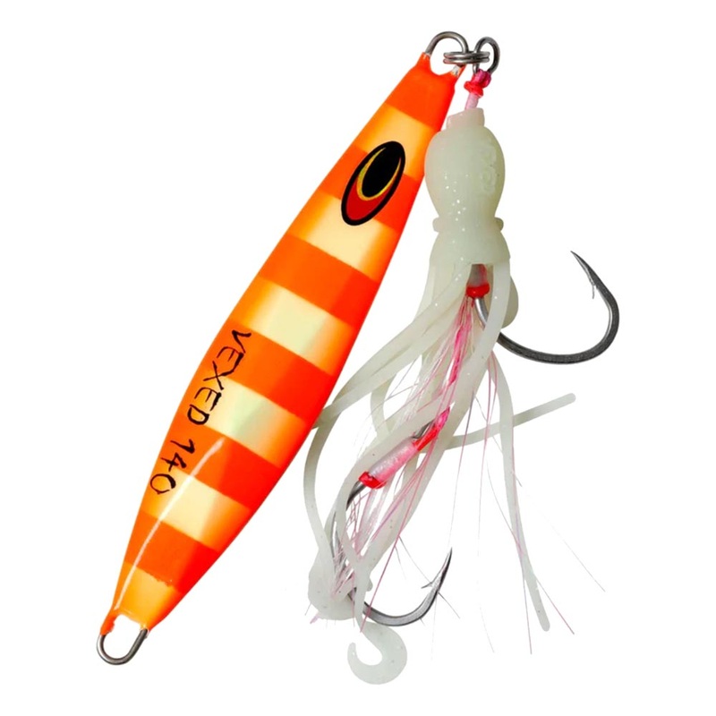 Vexed Dhu Slow Jig|80g|100g|140G|180g|220g|270g|350g|500g|ORANGE GLOW|ABALONE GLOW|PINK GLOW|RED GLOW|SILVER RED HEAD GLOW|SARDINE GLOW