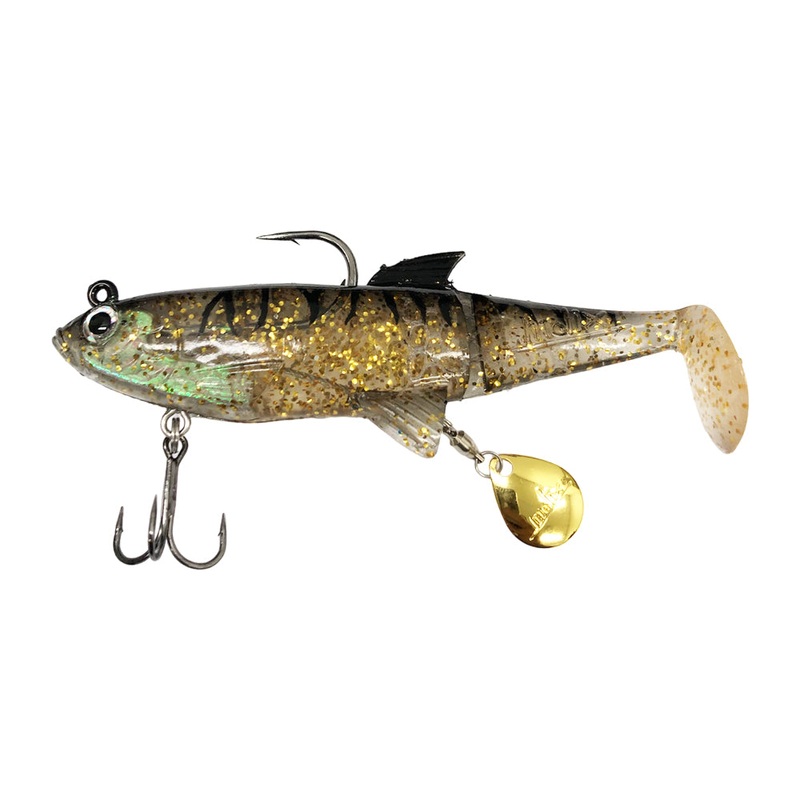 Molix Shad 100mm Swim Bait|BLACK GOLD TIGER|GHOST BASS|MULLET|PEARL WHITE|100mm|UV PURPLE SHAD