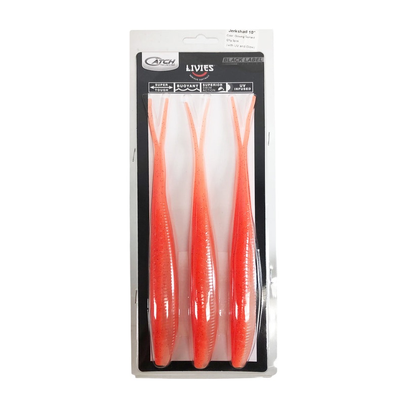 Catch Livies 10 Jerkshad Soft Plastic Lures