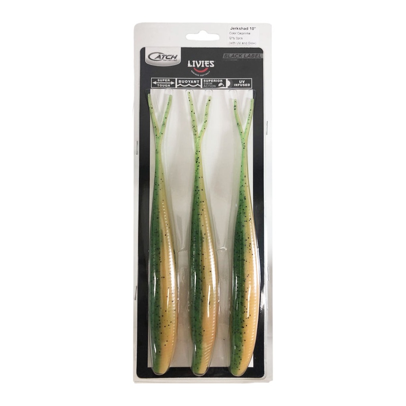 Catch Livies 10 Jerkshad Soft Plastic Lures