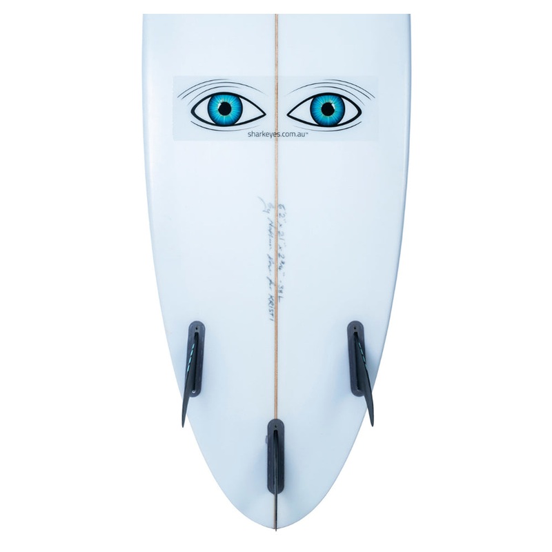 Shark Eyes Large Deterrent Stickers