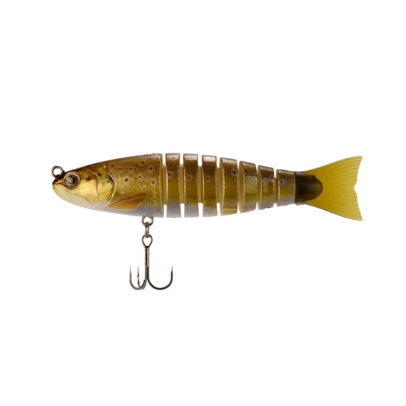 Biwaa S’Trout 3.5′ Swim Bait|BROWN TROUT|PEARL WHITE|RAINBOW TROUT|US SHAD