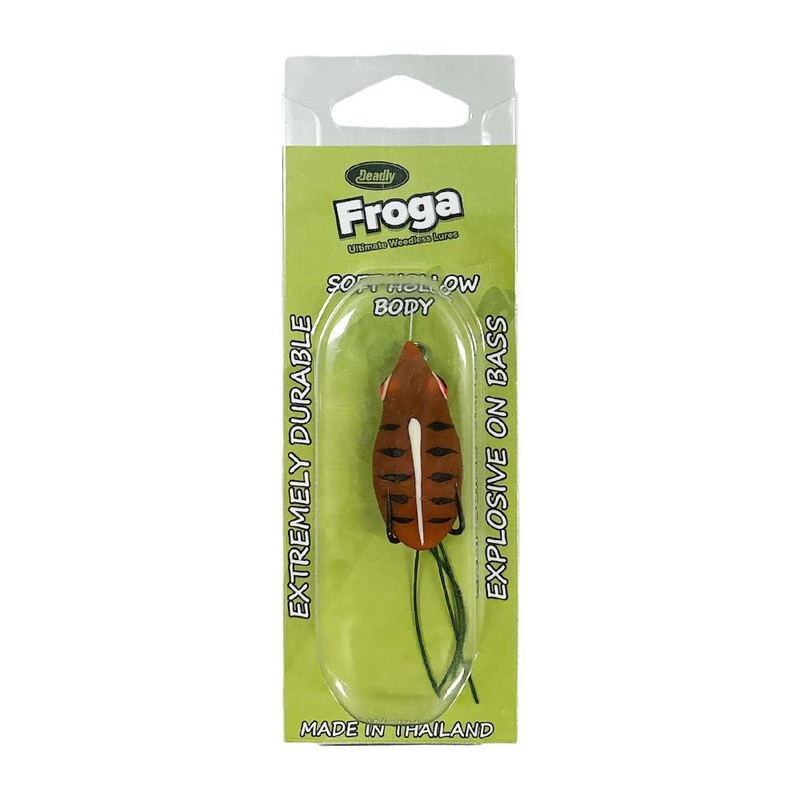 Deadly Froga Mousa 45mm Lure|BURNT ORANGE|GREEN|GREEN/ORANGE