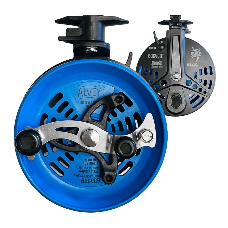 Alvey 60GVCRT Surf Reel|YELLOW|BLUE|PURPLE