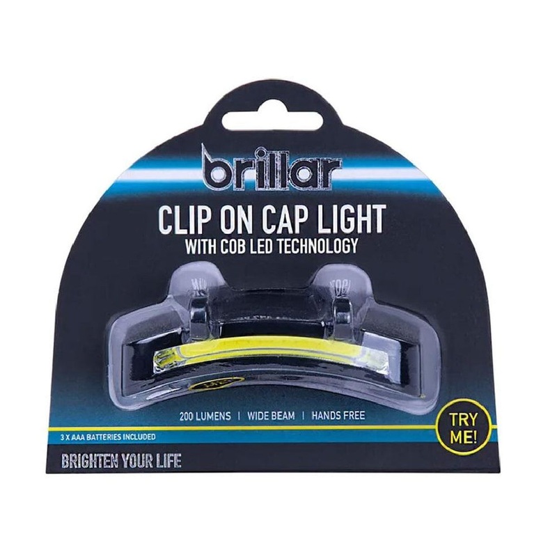Brillar Clip On Cap Headlamp 200 Lumens