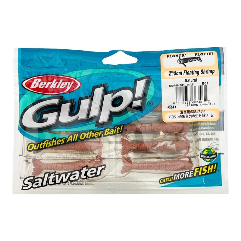 Berkley Gulp Floating Shrimp Soft Plastics