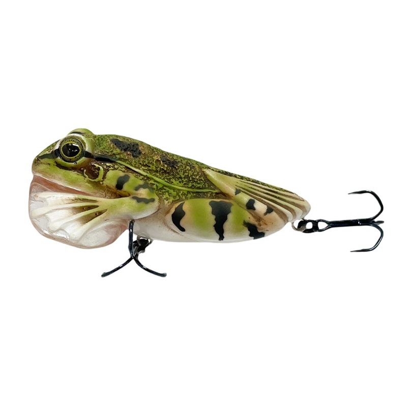 Mimix Jitter Frox 75mm Lure|FLYING FROX|DARK GREEN FROX|BLACK TOAD