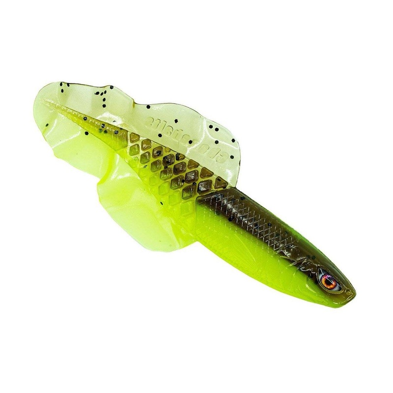 Chasebaits  Flacid Shad 4.25|Lime Tiger|Milk Flash|Gold Shiner|Stir Fry