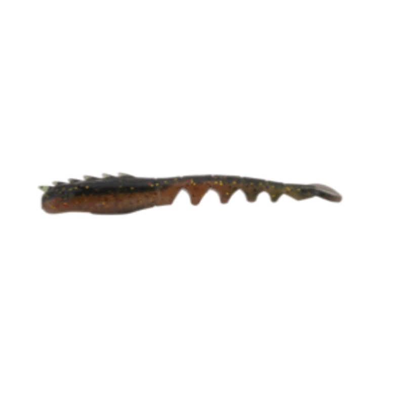 Powerbait Fan Tail Shrimp 4In|Camo|Cappuccino|Smelt|Houdini|Pink Glitter|Pearl White