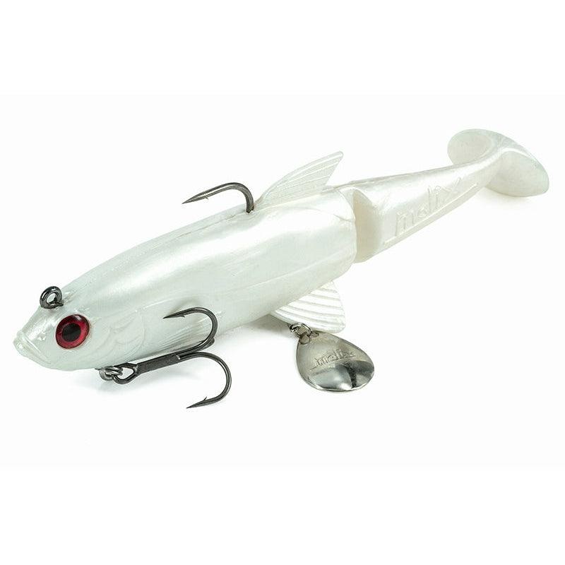 Molix Shad 120 Swimbait Lure|Aussie Pearl White|Silver Minnow|Silvi’s Clear|Ghost Bass|Blueback Herring|Perch|Black Gold Tiger|Aussie Clear Flash|Red Claw Craw