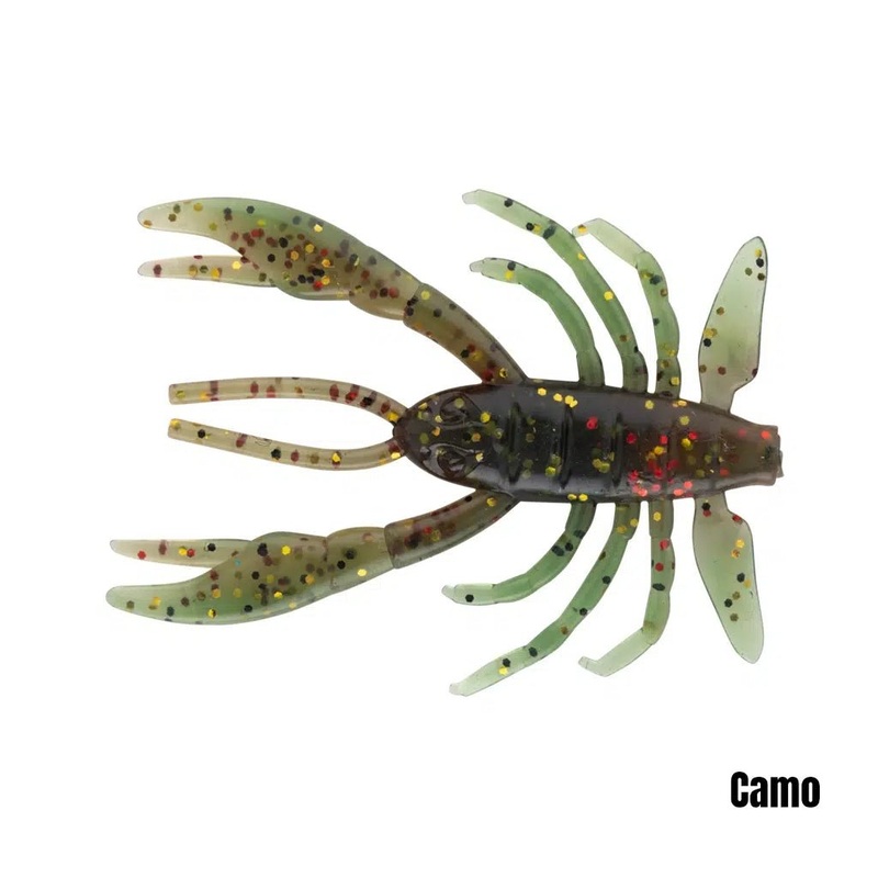 Berkley Powerbait Crabby 5cm|Camo|Pumpkinseed|Breen Chartreuse|Bloodworm|Black UV|Swamp Gas