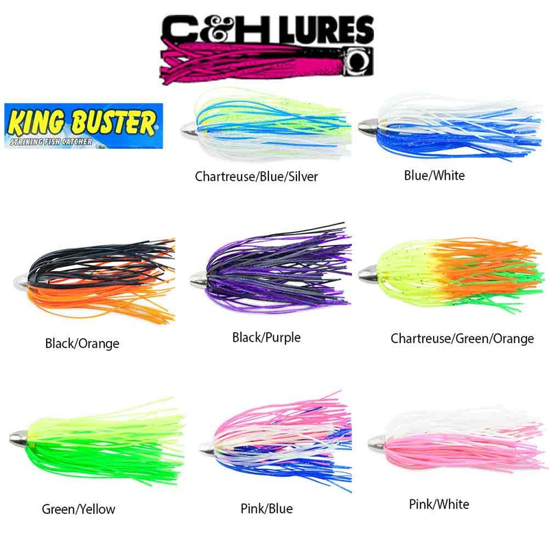 C&H King Buster|BLACK/ORANGE|BLACK/PURPLE|BLUE/CHARTREUSE/SILVER|BLUE/WHITE|CHARTREUSE/GREEN/ORANGE|GREEN/YELLOW|PINK/BLUE|PINK/WHITE