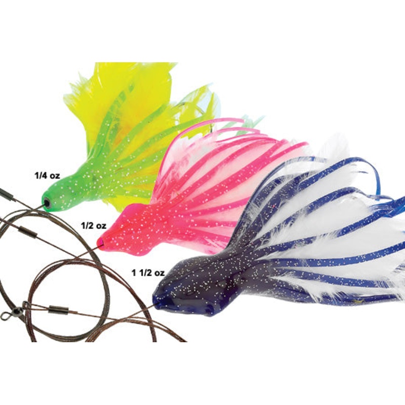 C&H Dolphin Delight|BLACK/PURPLE|BLACK/RED|BLUE/PINK|BLUE/WHITE|GREEN/YELLOW|PINK/WHITE|1 1/2OZ|1/2OZ|1/4OZ
