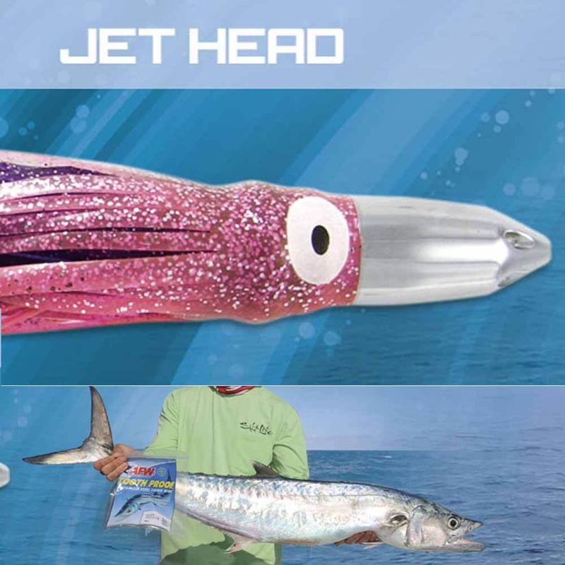 C&H Jet Head Lure 5OZ|BLUE/PINK|BLUE/SILVER|GREEN/YELLOW|PURPLE/BLACK