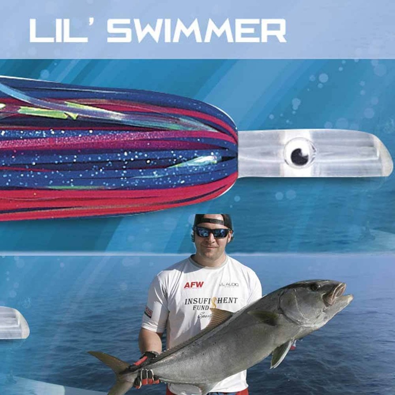 C&H Lil Swimmer Rigged Lures|BLUE/PINK|BLUE/WHITE|CHARTREUSE/GREEN/ORANGE|PINK/WHITE