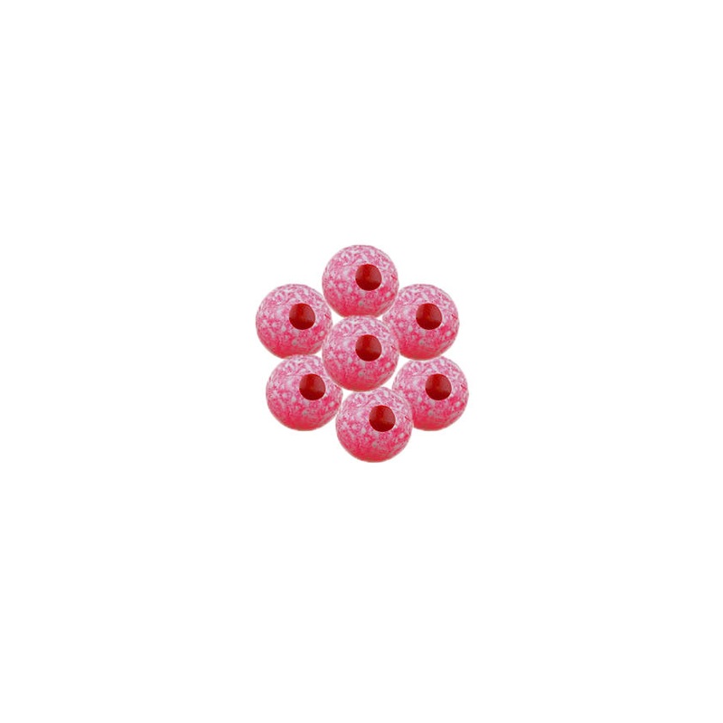 Spirit River UV2 Fusion Blood Drop Egg Beads – Hot Pink