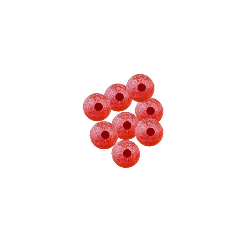 Spirit River UV2 Fusion Blood Drop Egg Beads – Silver Salmon