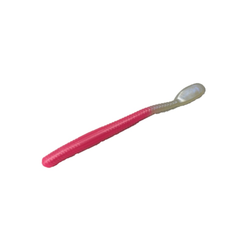 Western Fishing Operations PD Worm 10pk – Pink Pearl White