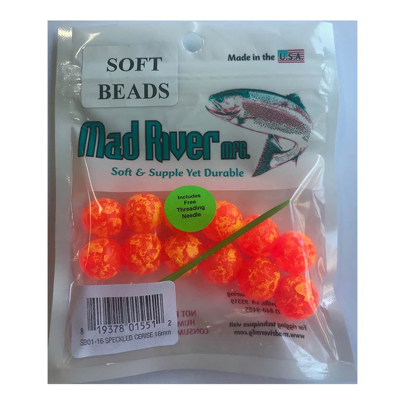 Mad River Soft Beads – Speckled Cerise