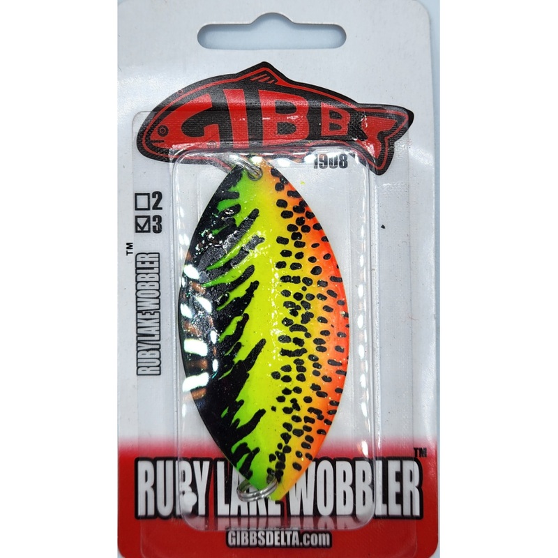 Gibbs Delta Ruby Lake Wobbler – Fire Tiger