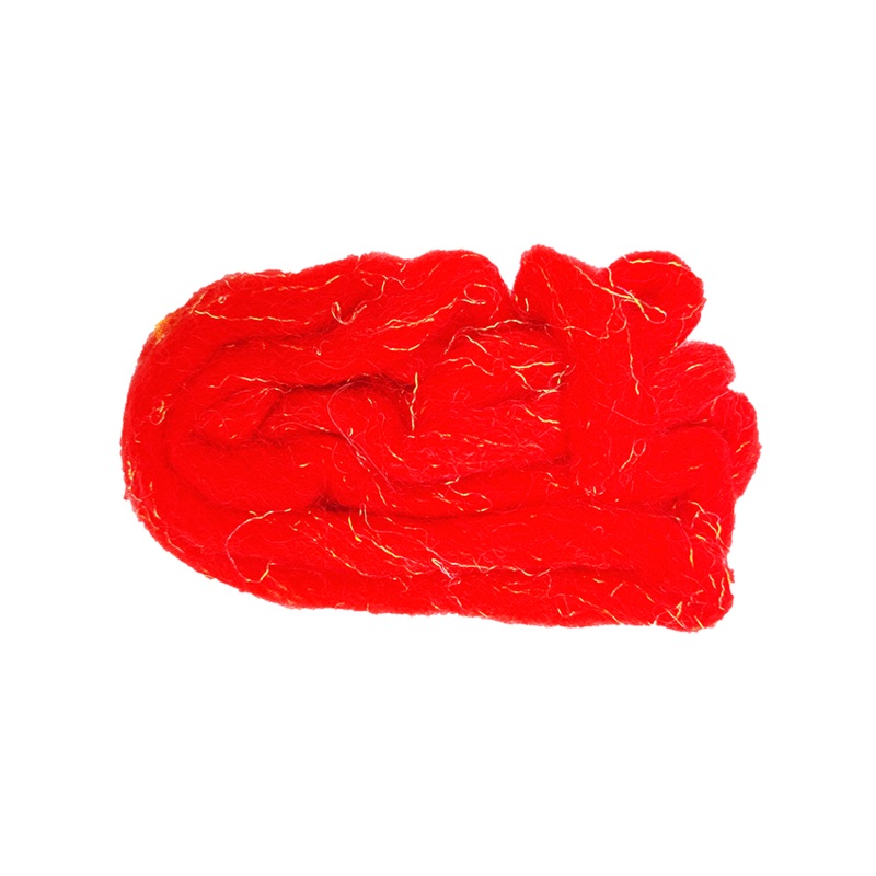 Glo Bugs Bling  Yarn – Deep Dark Red 5′